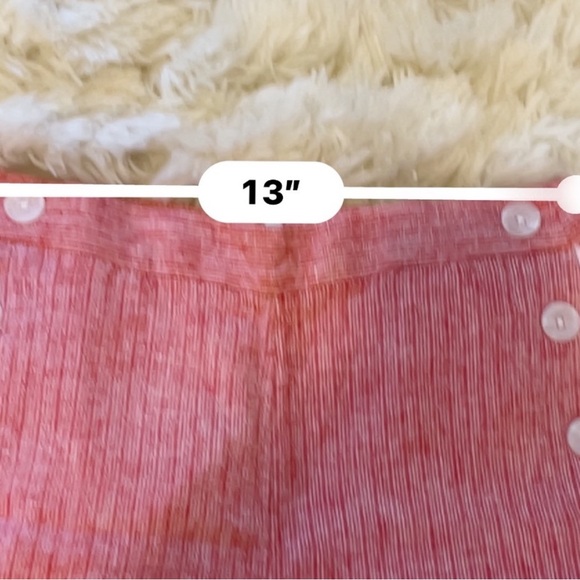 Banana Republic Red striped sailor pant size 0 - Picture 10 of 12